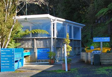 Beachside Holiday Park kitchen and ablutions facility
