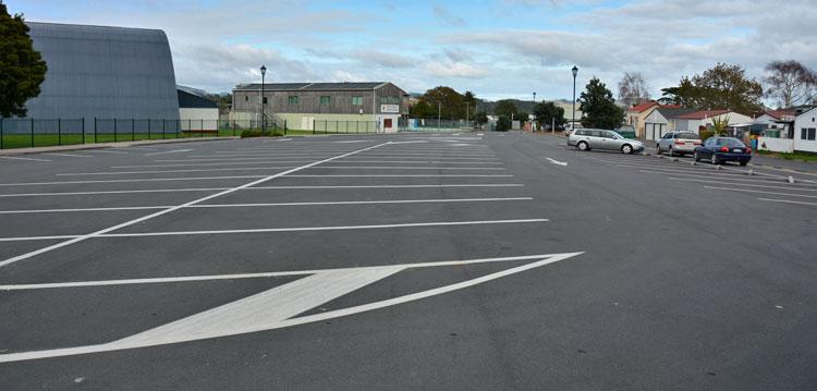 The rest of the carpark