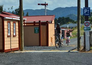 Cyclists on the Rail Trail