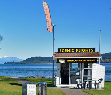 Booking office for scenic flights