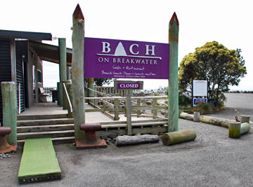 Bach on Breakwater restaurant entrance
