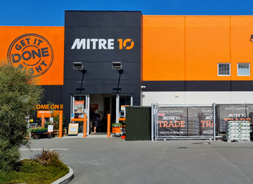 Entrance to Mitre 10