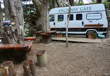 Archway Cafe at Wharariki Beach Carpark