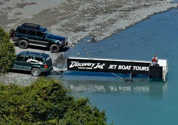 Discovery Jet offers jet boat tours from the lower carpark.