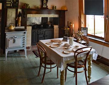 Homestead kitchen and dining room