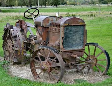 Early tractor now at rest