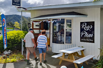 Entrance to Rays Place cafe