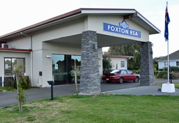 Entrance to the Foxton RSA