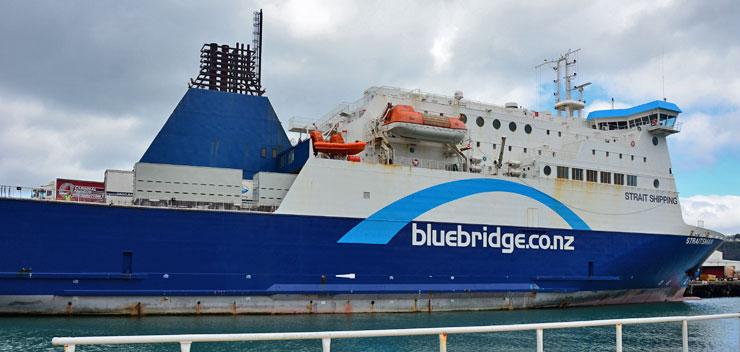 The Bluebridge ferry all set to go