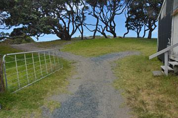 Entrance to the camping area