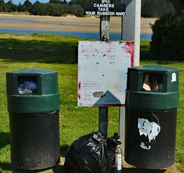 Rubbish bins