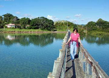 Whananaki North school bridge