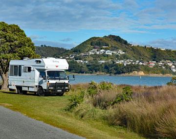 Freedom Camping at Motukaraka Point