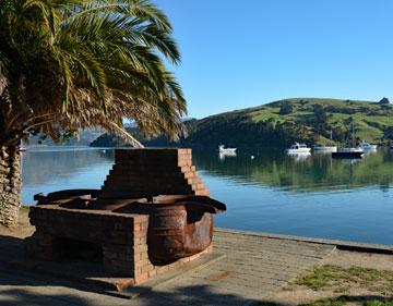 Large whale oil pot at Akaroa