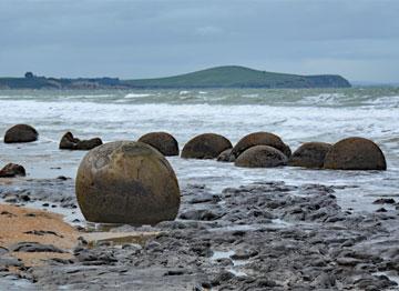 Moeraki Bolders in South Otago