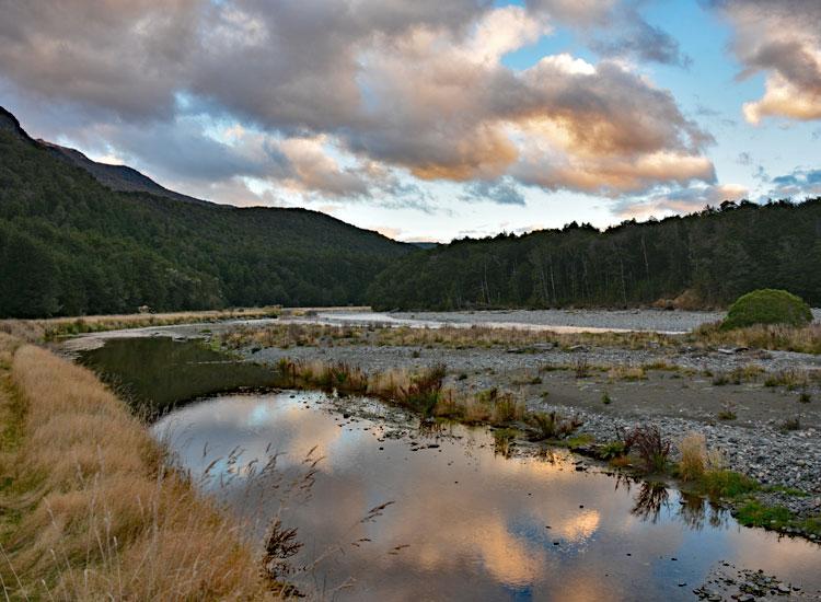 Sunset in Fiordland