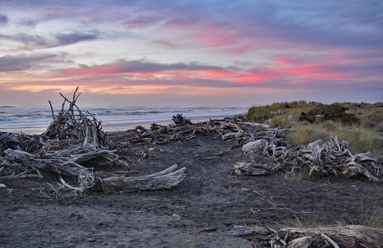 Hokitika Coast Sunset