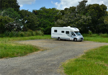 Parking in the rest area