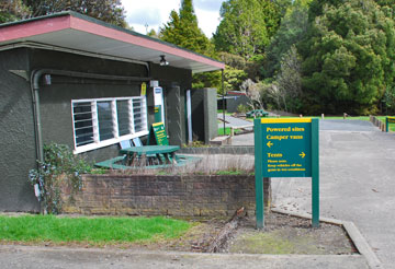 Campsite kitchen