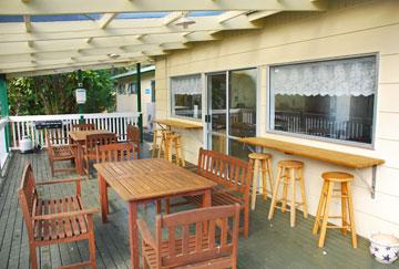 Outside dining on the deck