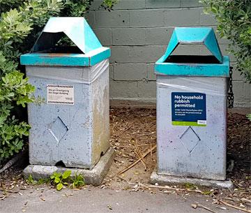 Rubbish bins