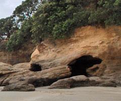 Hole in the rock - in the side of a rock face