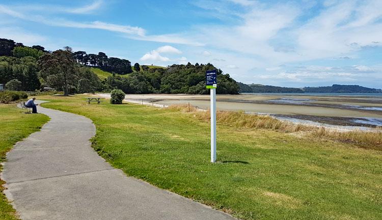 Snells Beach walkway