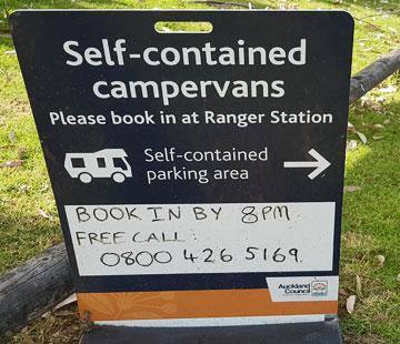 Campervan sign