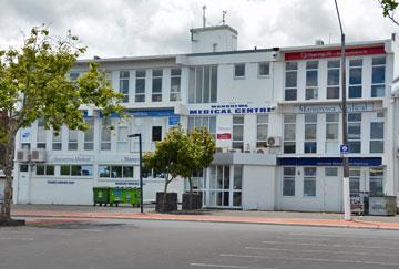 Carpark located behind the medical centre