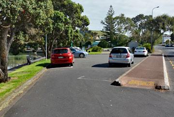 Panmure Lagoon parking area