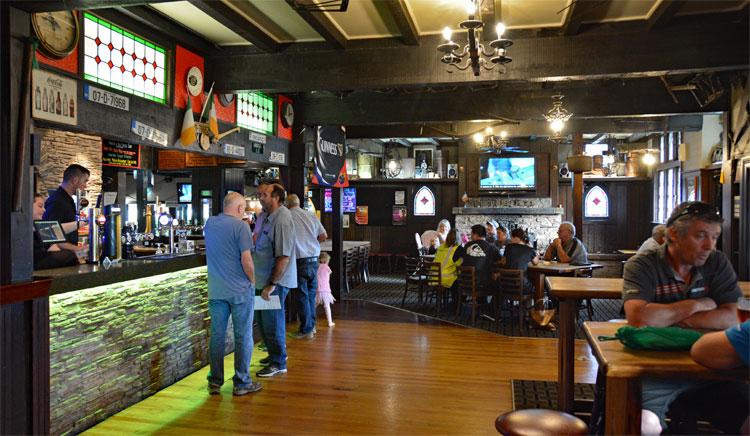 Inside the bar