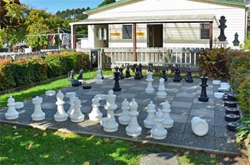 Outdoor chess set
