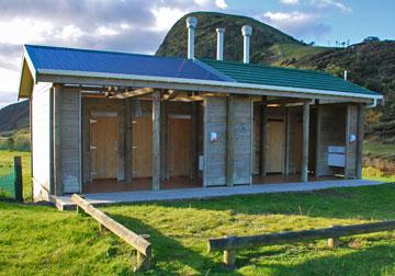 Campsite toilets and showers