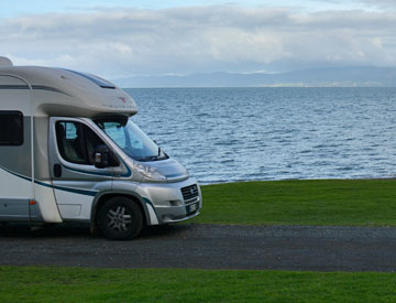 Beachfront parking