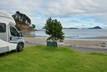 Beachfront parking