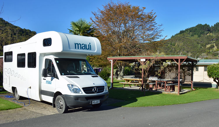 Campsite parking