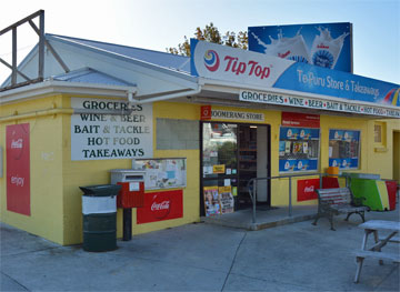 General store next door to the campsite