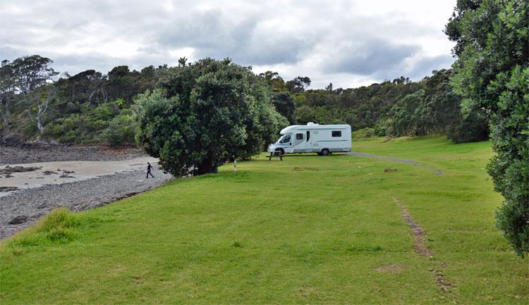 Tucks Bay reserve parking