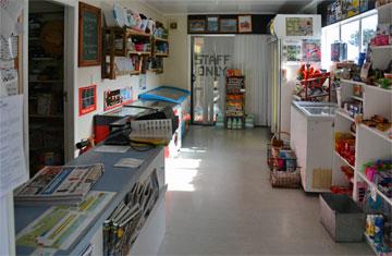 Camp store inside the office