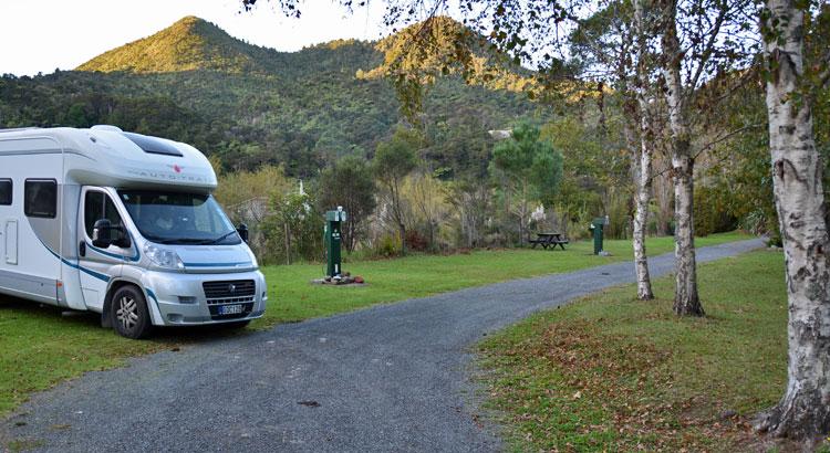 Campsite parking