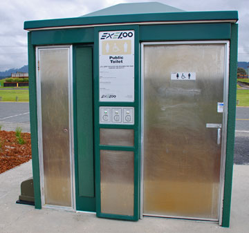 Modern unisex toilet