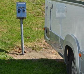 Power available for motorhomes