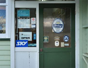 Entrance to the pub