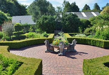 A more formal garden