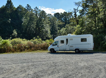 Parking by the river