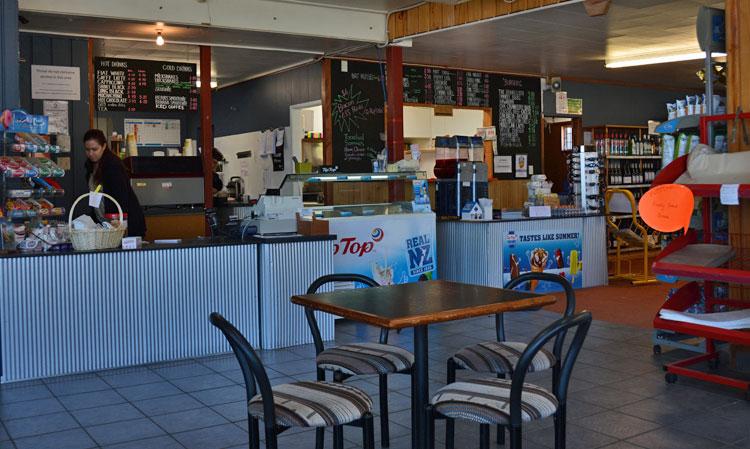 Inside the Kinloch Store and Cafe