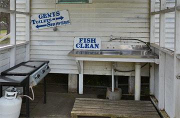 Fish cleaning room