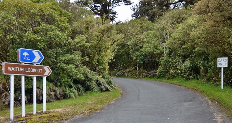 Driveway entrance