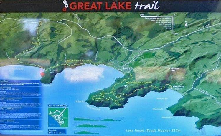 Sign for the Great Lake Trail