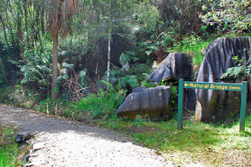 Entrance to the walkway